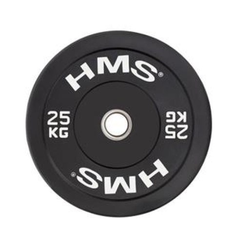 Talerz olimpijski HMS BLACK BUMPER 25 kg BBR25 N/A Talerz olimpijski HMS BLACK BUMPER 25 kg BBR25 N/A
