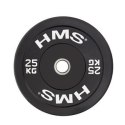 Talerz olimpijski HMS BLACK BUMPER 25 kg BBR25 N/A