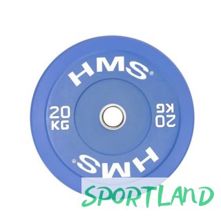 Talerz olimpijski HMS BLUE BUMPER 20 kg CBR20 N/A