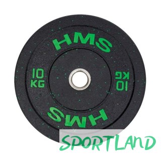 Talerz olimpijski HMS BUMPER GREEN 10 kg HTBR10 N/A