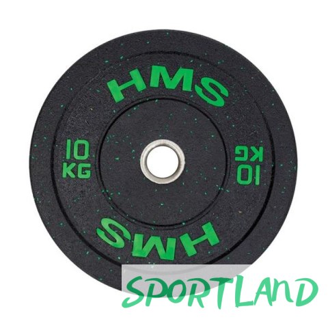 Talerz olimpijski HMS BUMPER GREEN 10 kg HTBR10 N/A Talerz olimpijski HMS BUMPER GREEN 10 kg HTBR10 N/A