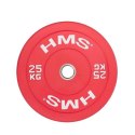 Talerz olimpijski HMS RED BUMPER 25 kg CBR25 N/A