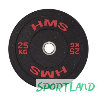 Talerz olimpijski HMS RED BUMPER 25 kg HTBR25 N/A