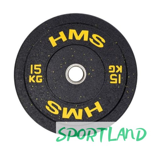 Talerz olimpijski HMS YELLOW BUMPER 15 kg HTBR15 N/A Talerz olimpijski HMS YELLOW BUMPER 15 kg HTBR15 N/A