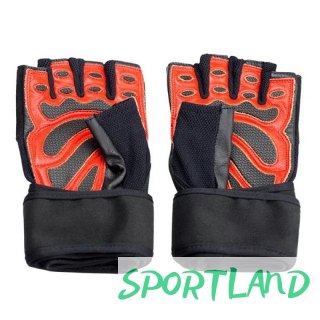 Rękawice na siłownię Black/Red HMS RST01 r.L N/A