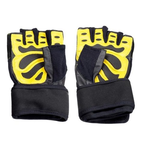 Rękawice na siłownię Black/Yellow HMS RST01 r.L N/A Rękawice na siłownię Black/Yellow HMS RST01 r.L N/A