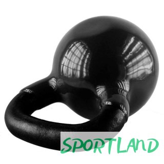 Kettlebell żeliwny pokryty winylem HMS black KNV28 N/A