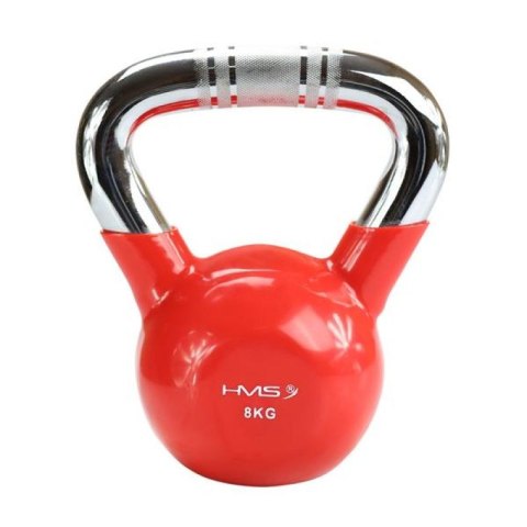 Kettlebell żeliwny uchwyt chrom radełkowany HMS KTC06 RED N/A Kettlebell żeliwny uchwyt chrom radełkowany HMS KTC06 RED N/A