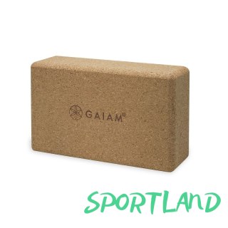 Kostka do jogi GAIAM z korka 52292 N/A