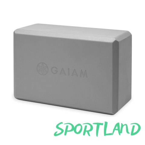 Kostka do jogi z pianki GAIAM szara 61350 N/A Kostka do jogi z pianki GAIAM szara 61350 N/A