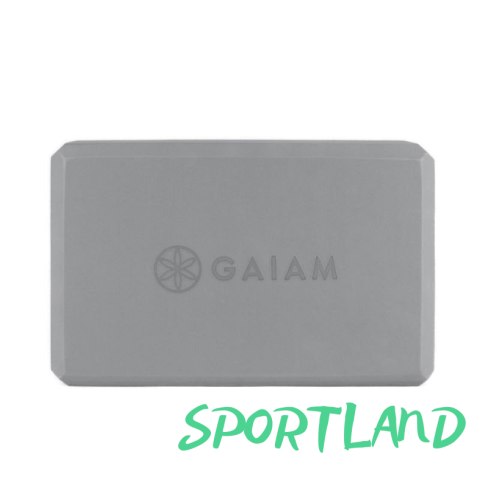 Kostka do jogi z pianki GAIAM szara 61350 N/A Kostka do jogi z pianki GAIAM szara 61350 N/A