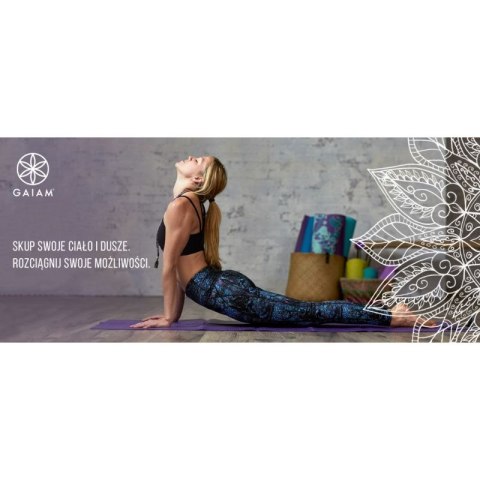 Mata do jogi Gaiam "SUNDIAL LAYERS" 6mm 62432 N/A Mata do jogi Gaiam "SUNDIAL LAYERS" 6mm 62432 N/A