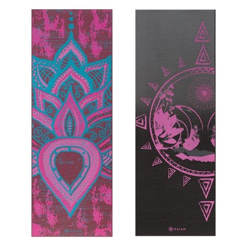 Mata do jogi dwustronna Gaiam "BE FREE" 6mm 62031 N/A Mata do jogi dwustronna Gaiam "BE FREE" 6mm 62031 N/A
