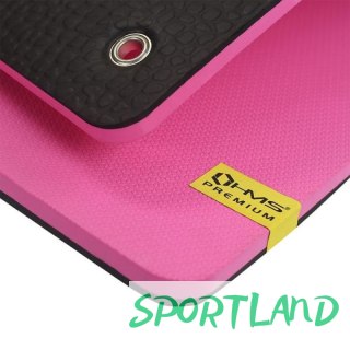 Mata fitness klubowa z otworami HMS Premium MFK02 Pink-Black N/A