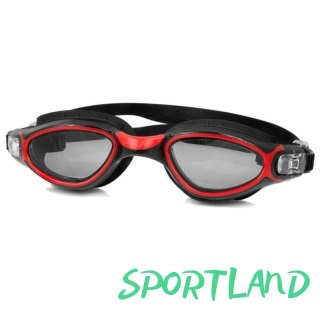 Okulary pływackie Aqua-Speed Calypso czarno-czerwone senior