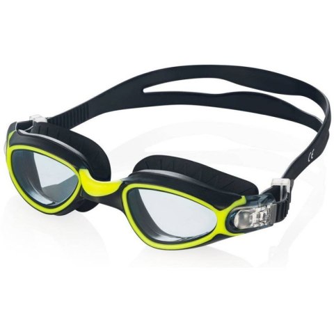 Okulary pływackie Aqua-Speed Calypso czarno-zielone senior Okulary pływackie Aqua-Speed Calypso czarno-zielone senior
