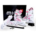 Łyżworolki Mico Princes 2w1 PW-126B-8 40-43 Łyżworolki Mico Princes 2w1 PW-126B-8 40-43