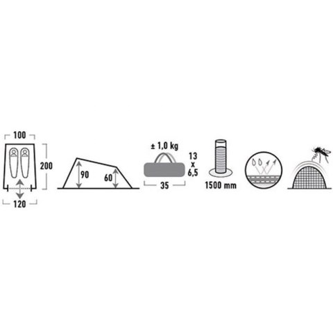 Namiot High Peak Minilite 2os 10157 N/A Namiot High Peak Minilite 2os 10157 N/A