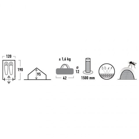 Namiot High Peak Minipack 2 10155 N/A Namiot High Peak Minipack 2 10155 N/A
