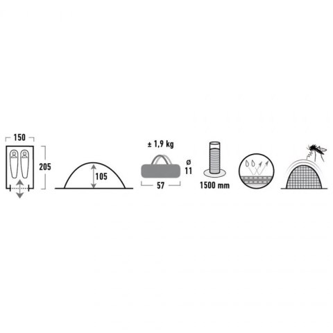 Namiot High Peak Monodome 2 10159 N/A Namiot High Peak Monodome 2 10159 N/A