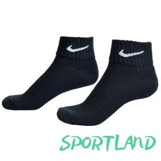 Skarpety Nike Value Cotton Quarter 3pary SX4926 001 M: 38-42