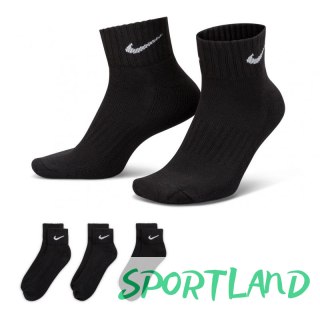 Skarpety Nike Value Cotton Quarter 3pary SX4926 001 M: 38-42