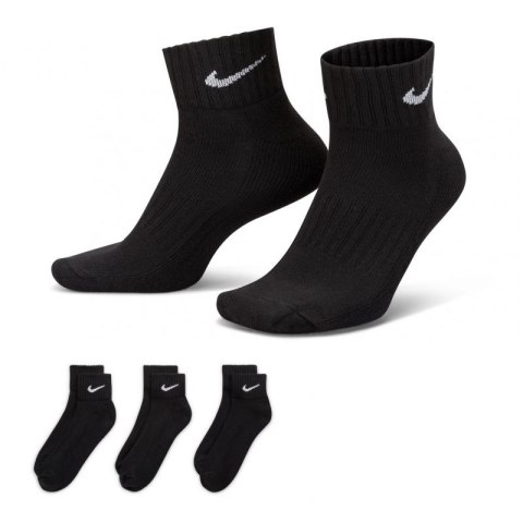 Skarpety Nike Value Cotton Quarter 3pary SX4926 001 S: 34-38 Skarpety Nike Value Cotton Quarter 3pary SX4926 001 S: 34-38