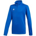 Bluza adidas Core 18 Training Top niebieska JR CV4140 116cm Bluza adidas Core 18 Training Top niebieska JR CV4140 116cm