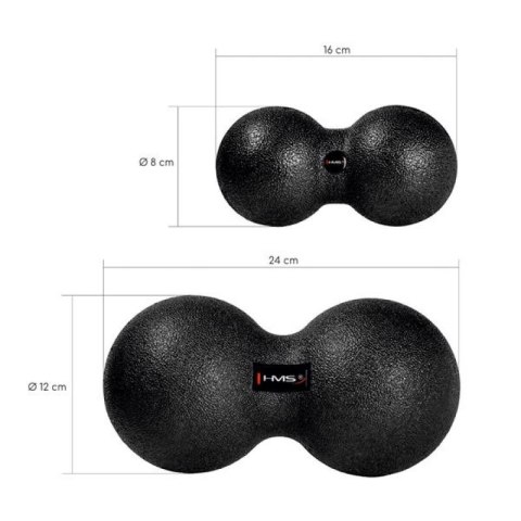 Podwójna piłka do masażu / Duo Ball HMS BLM02 8*16CM N/A Podwójna piłka do masażu / Duo Ball HMS BLM02 8*16CM N/A