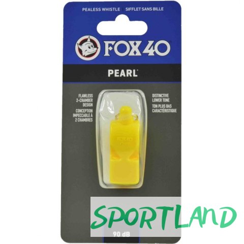 Gwizdek FOX 40 Pearl bez sznurka 9702-0208 żółty Gwizdek FOX 40 Pearl bez sznurka 9702-0208 żółty