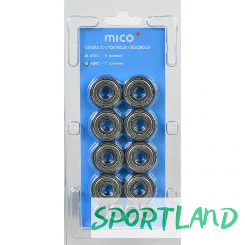 Łożysko Mico ABEC-7 chromowe /8szt/ N/A Łożysko Mico ABEC-7 chromowe /8szt/ N/A