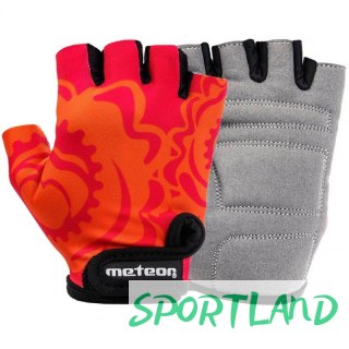 Rękawiczki rowerowe Meteor Big Flower JR 24181-24183 S