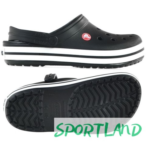 Sandały, klapki Crocs Crocband czarne 11016 39-40 Sandały, klapki Crocs Crocband czarne 11016 39-40