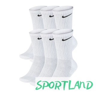 Skarpety Nike Everyday Cushion Crew 6Pak SX7666-100 39 - 42