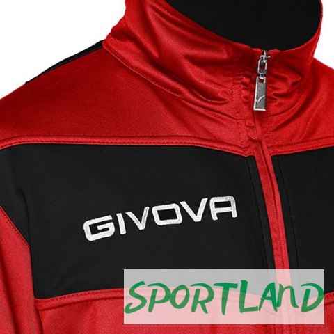 Dres Givova Tuta Visa TR018 1210 czerwony/czarny 2XL Dres Givova Tuta Visa TR018 1210 czerwony/czarny 2XL
