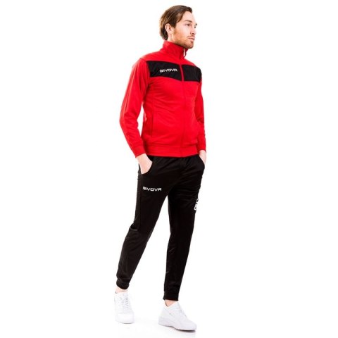 Dres Givova Tuta Visa TR018 1210 czerwony/czarny L Dres Givova Tuta Visa TR018 1210 czerwony/czarny L