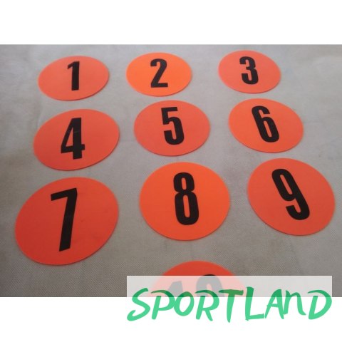 Znaczniki pola płaskie numerowane 1-10 Yakimasport 100326 N/A Znaczniki pola płaskie numerowane 1-10 Yakimasport 100326 N/A