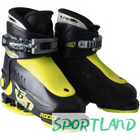 Buty narciarskie Roces Idea Up czarno-limonkowe Jr 450490 18 25-29 Buty narciarskie Roces Idea Up czarno-limonkowe Jr 450490 18 25-29