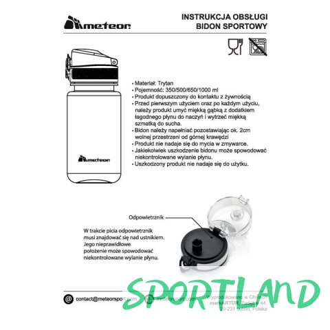 Bidon Meteor 74579-74580 uniw Bidon Meteor 74579-74580 uniw