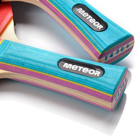 Zestaw 2 rakietek do tenisa stołowego Meteor Zephyr 15021 uniw Zestaw 2 rakietek do tenisa stołowego Meteor Zephyr 15021 uniw