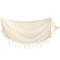 Hamak ogrodowy 2 osobowy Luxe XXL 250x150 cm niebieski 1021201 N/A