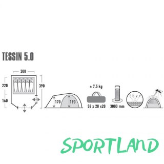 Namiot High Peak Tessin 5 10228 N/A