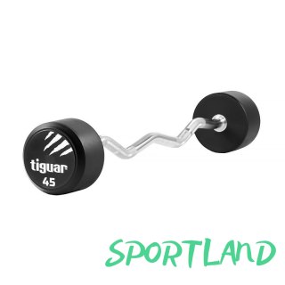Barbell łamany tiguar PU 45 kg TI-WLBPU045 N/A