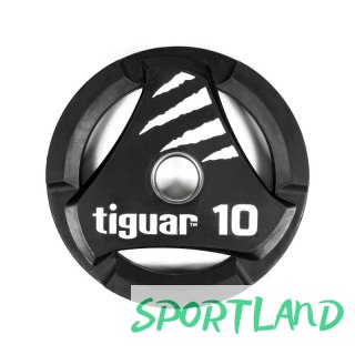 Talerz olimpijski tiguar PU 10 kg TI-WTPU01000 N/A