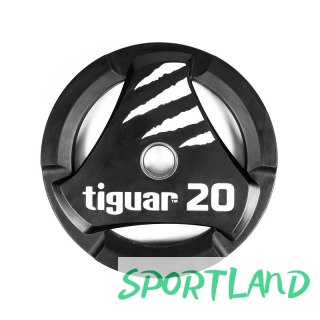 Talerz olimpijski tiguar PU 20 kg TI-WTPU02000 N/A