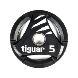 Talerz olimpijski tiguar PU 5 kg TI-WTPU00500 N/A