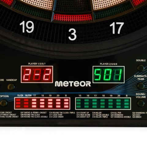 Tarcza do darta Meteor elektroniczna 4-led 24689 uniw Tarcza do darta Meteor elektroniczna 4-led 24689 uniw