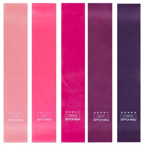 Zestaw gum do ćwiczeń Spokey 5 szt. 928944 N/A Zestaw gum do ćwiczeń Spokey 5 szt. 928944 N/A