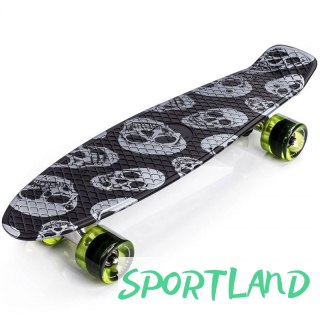 Deskorolka Meteor Multikolor Skulls 22607 N/A