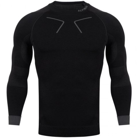 Koszulka termoaktywna Alpinus Tactical Base Layer czarno-szara M GT43219 M Koszulka termoaktywna Alpinus Tactical Base Layer czarno-szara M GT43219 M